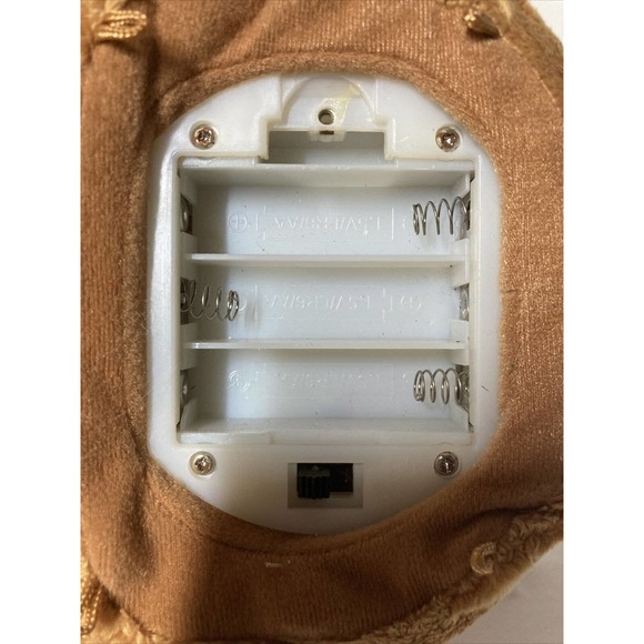 Kids Of America Holiday Cheer Animated Singing Santa Reindeer w/ Flashing Wheel - Picture 6 of 8